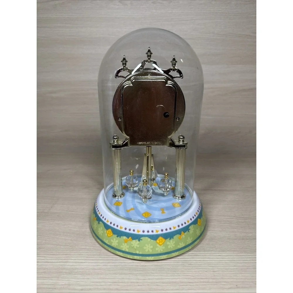 Scooby-Doo Porcelain Anniversary Clock Glass‎ Domed Doesn't Spin Clock Works